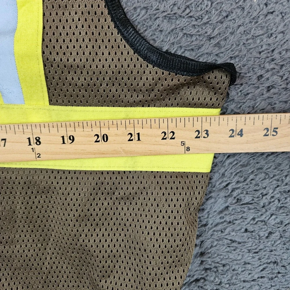 WearGuard UPS Seasonal Helper Safety Vest Brown Yellow Reflective Mesh M/L